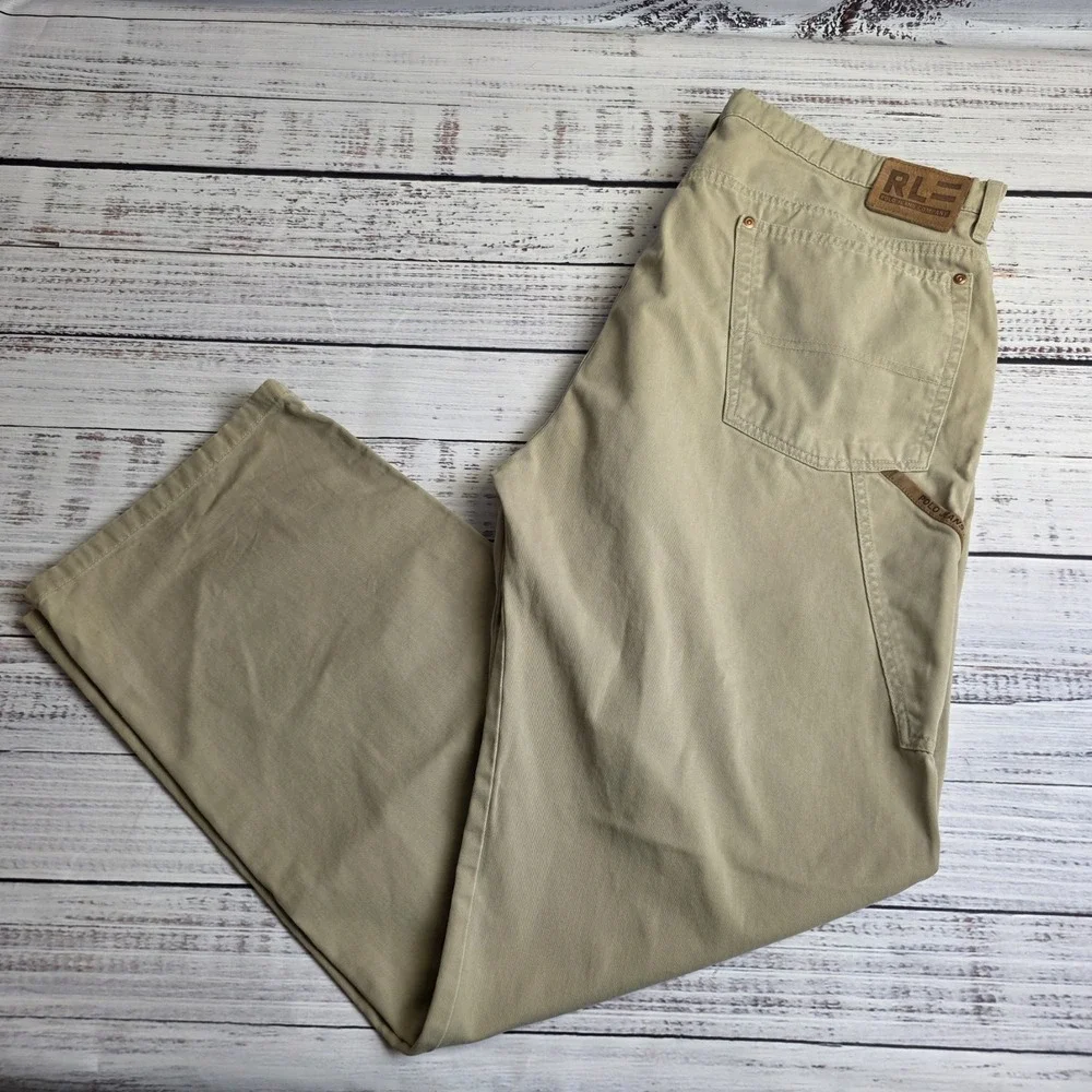 Polo Jeans Company Ralph Lauren 5 Pocket Carpenter Pants Mens‎ 38x32 Fits 40x34